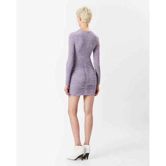 NEW ISABEL MARANT jana jersey dress in ultra-violet
